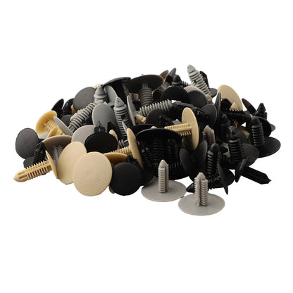Roof Lining Rivet Wheel Arch Linings 100pcs Boot Linings Fastener Fender