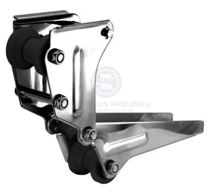 Boat Bow Roller Stainless Steel Hinged 380mm for Various Boats