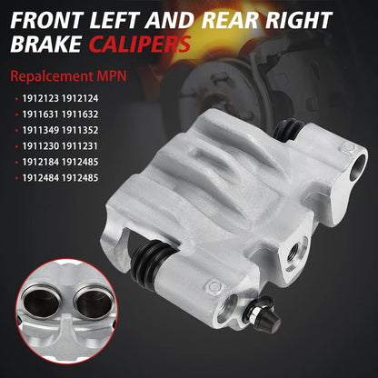 Front Calipers & Pads for Polaris Ranger 700 Ranger EV (2008–2009, 2010–2021)