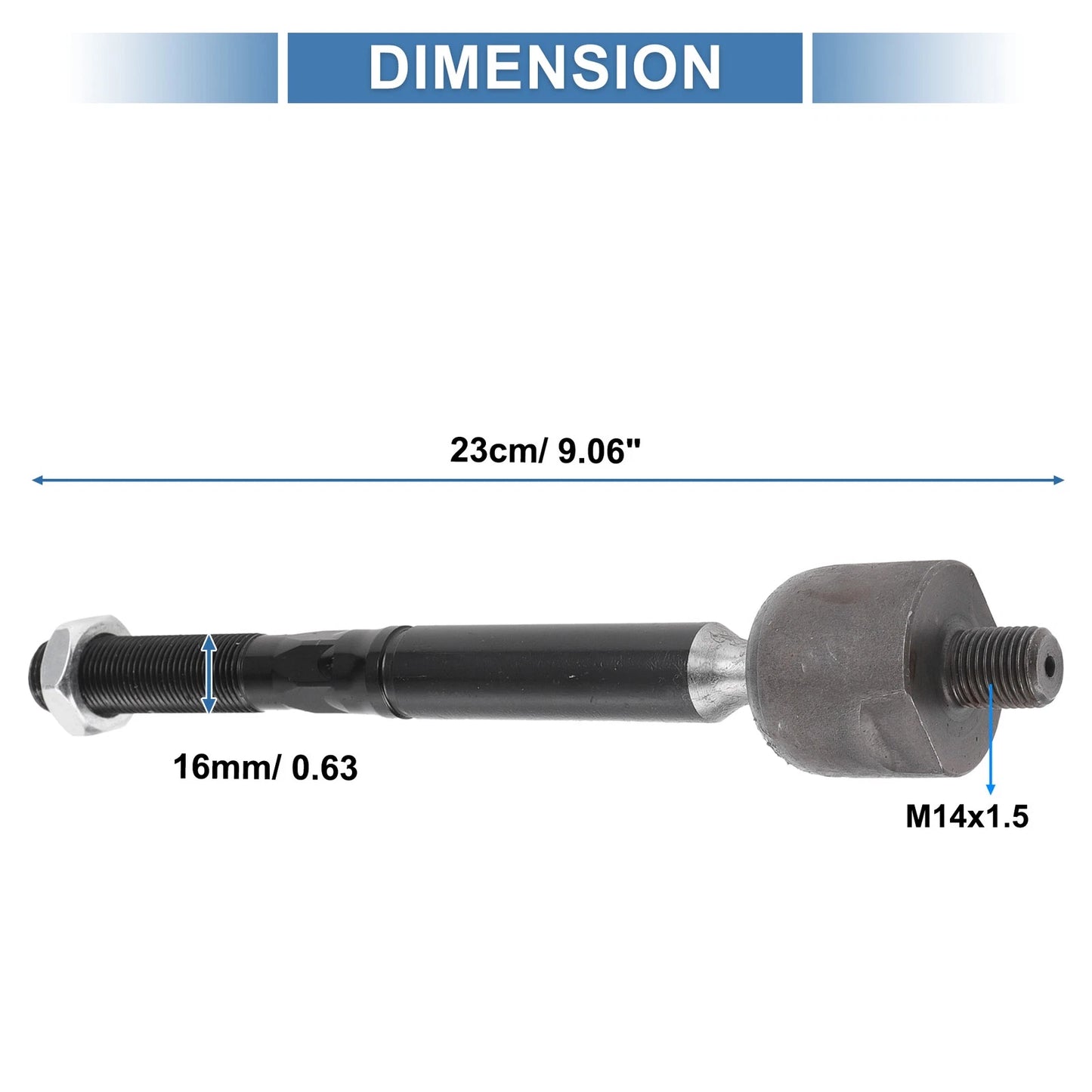 Front Inner Tie Rod End Links for Chrysler 300 (2011-2014)