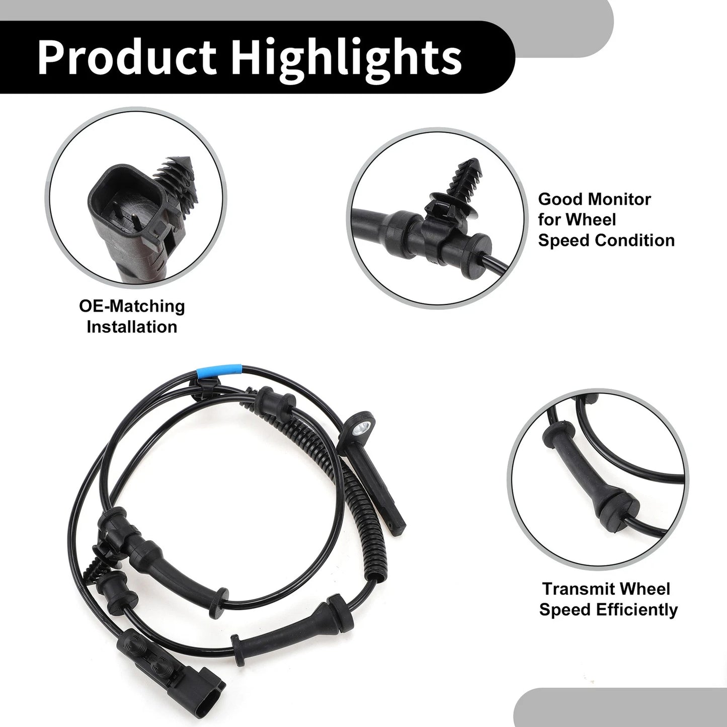 ABS Sensor Front Left/Right for Dodge Durango (2016-2022)