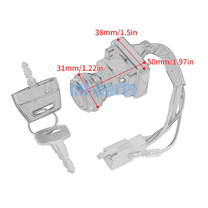 Ignition Switch & Keys for Suzuki LT-F300F KingQuad 300 (1999-2004)