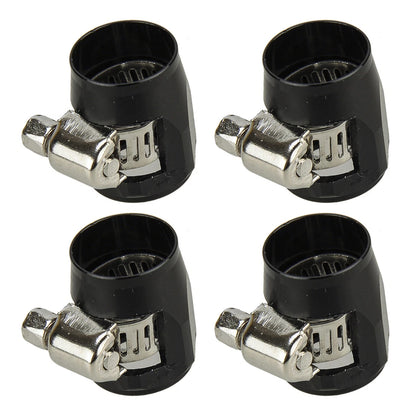 4pc 6AN Hex Hose Finisher Clamp Aluminum Alloy for Car Model