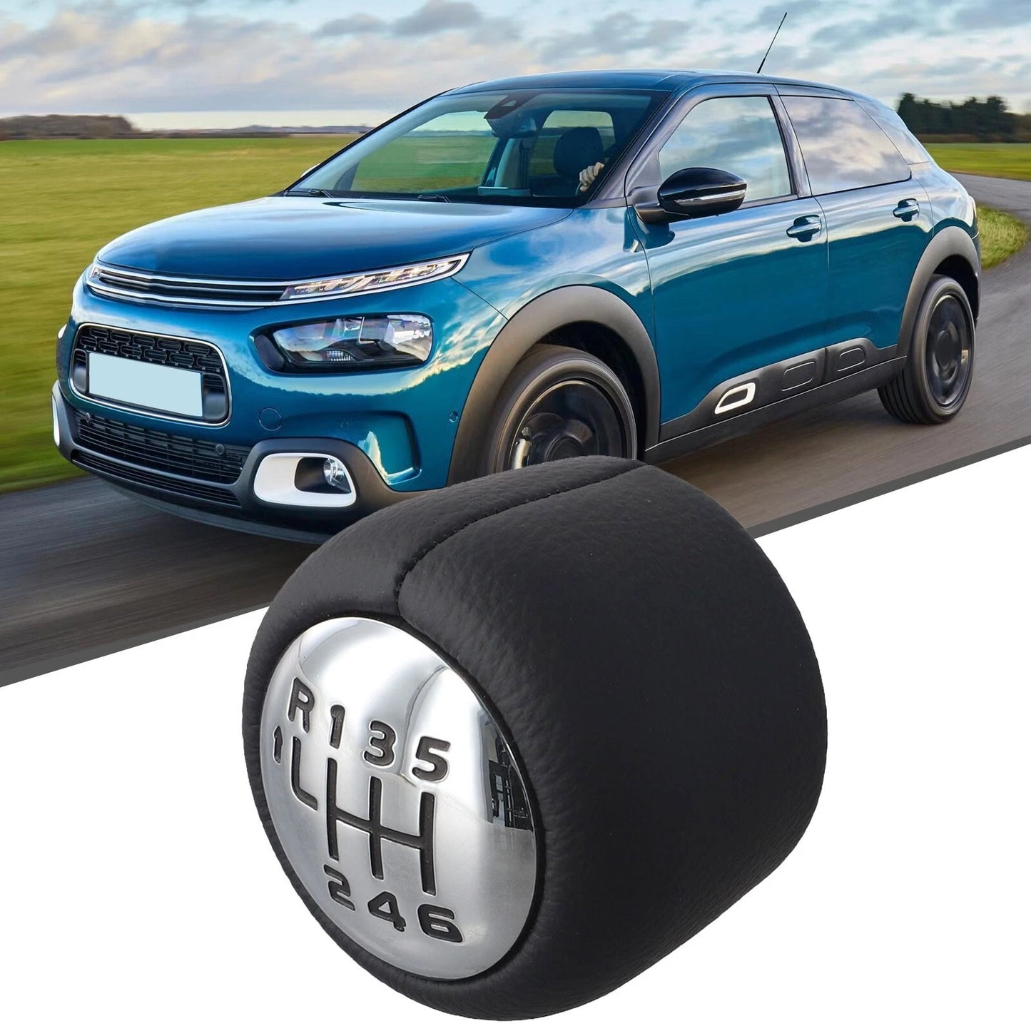Gearshift Knob Chrome for Peugeot Manual Models