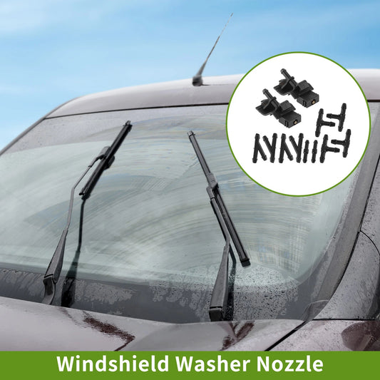 Windshield Washer Nozzle with Hose Connector for Toyota