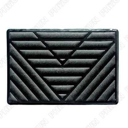 Black PVC Car Foot Mat Repair Pad Carpet Patch Cover 25x15cm Universal