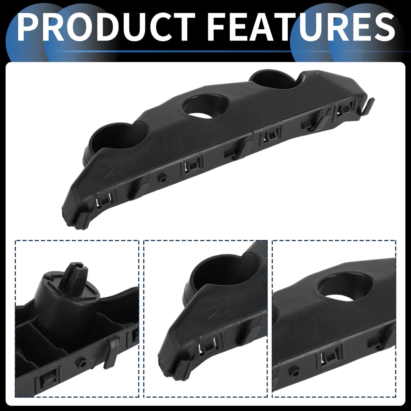 Right Front Bumper Retainer Bracket for Nissan Versa (2020-2024)