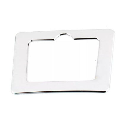 1x Chrome Iron Front Fuel Door Trim Cover for Honda Gold Wing GL1500 (1988-2000)