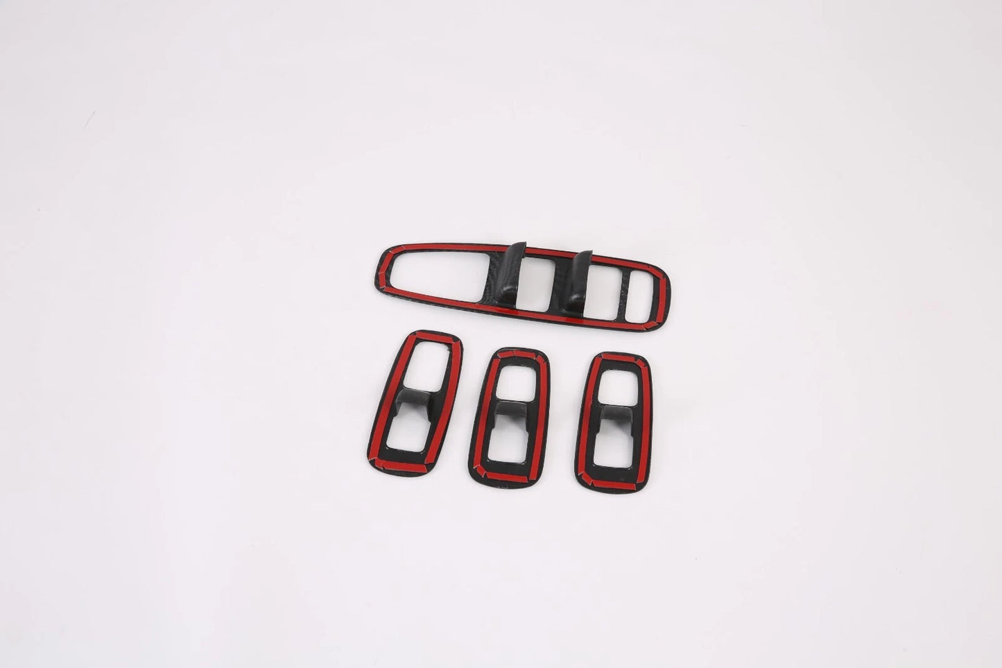 Carbon Fiber Window Lift Panel Cover Trim for Hyundai Sonata (2020-2023) 4x