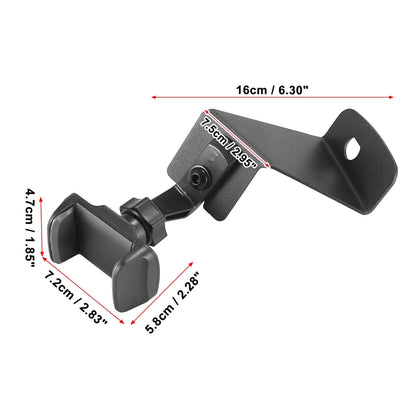 Mobile Phone Holder Mount Kit for Jeep Wrangler TJ LJ (1997-2006)