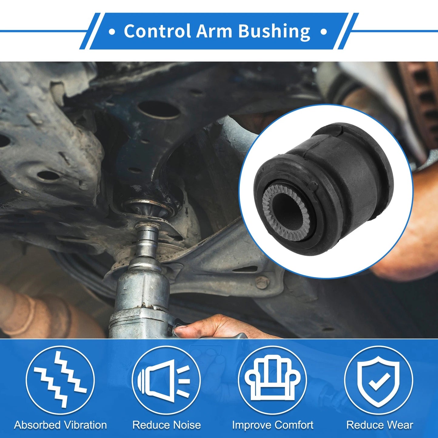 Rear Arm Knuckle Bushing for Toyota Camry, Highlander, Lexus ES300/350