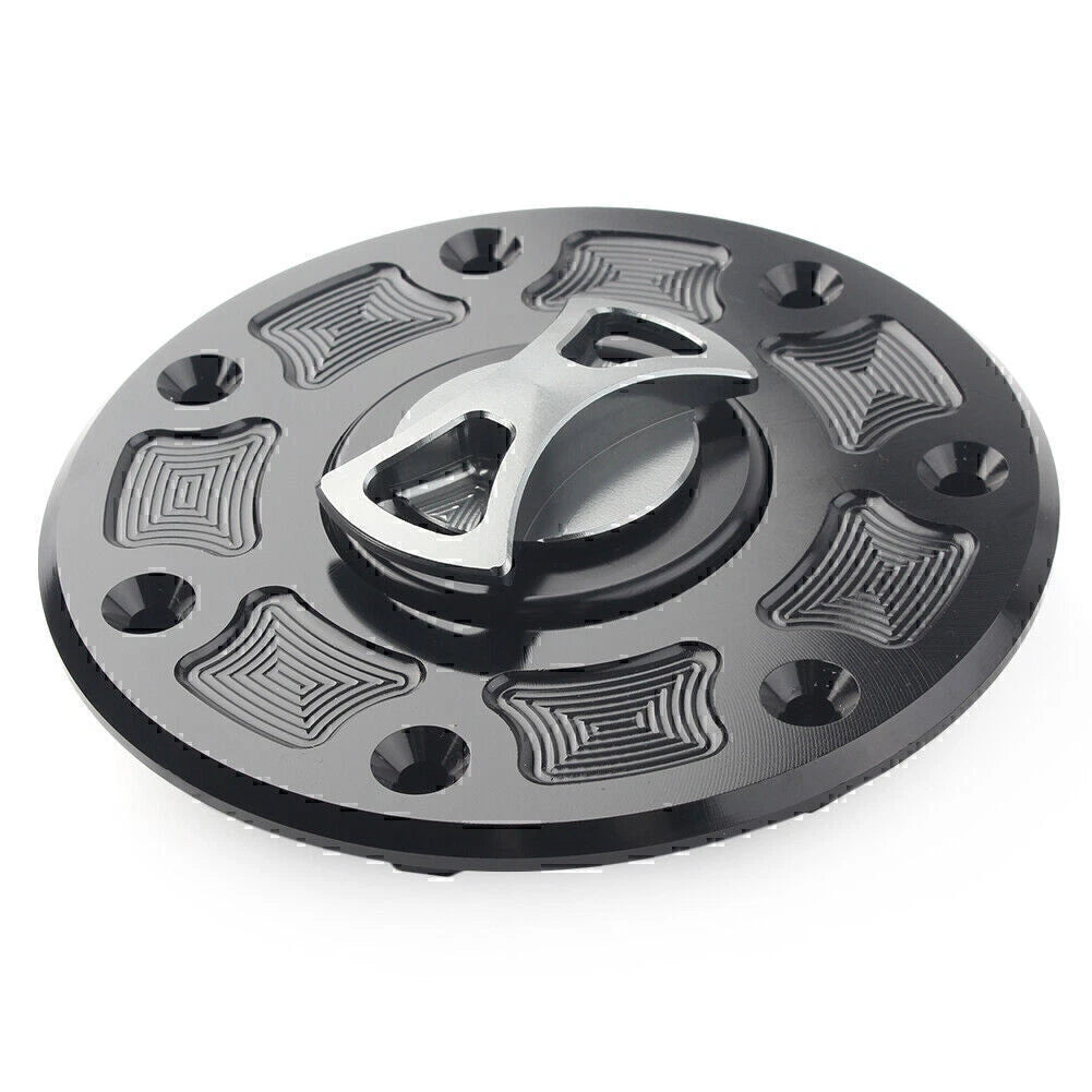 CNC Fuel Gas Tank Cap Cover for Kawasaki Ninja ZX-6, ZX-7, ZRX-1100 (1995-2003)