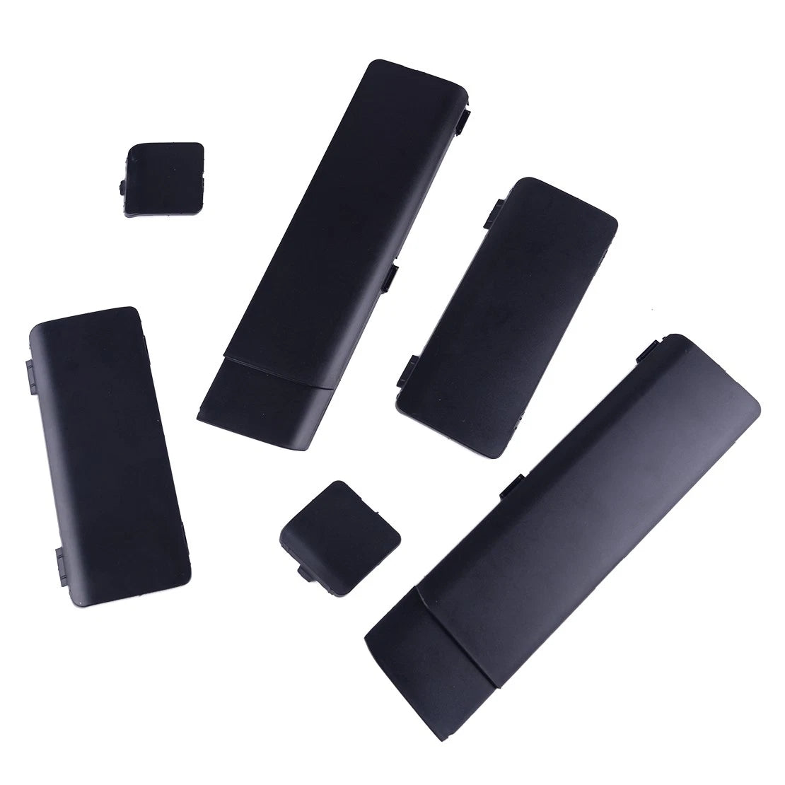 6 x Black Roof Rail Blanks Covers for Honda CR-V (2007-2011)