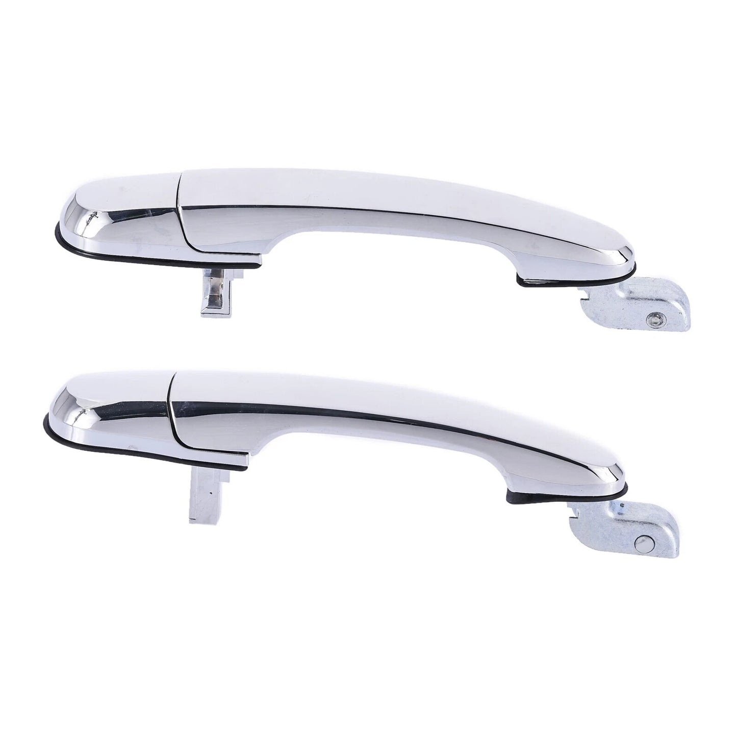 2 x Rear Outer Door Handles Chrome for Hyundai Tucson (2004-2010)