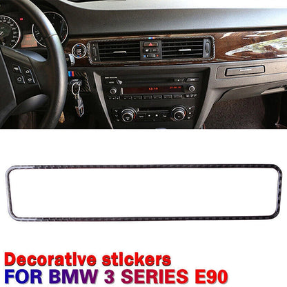 Carbon Fiber Middle Console Air Outlet Vent Trim for BMW 3-Series (2005-2012)