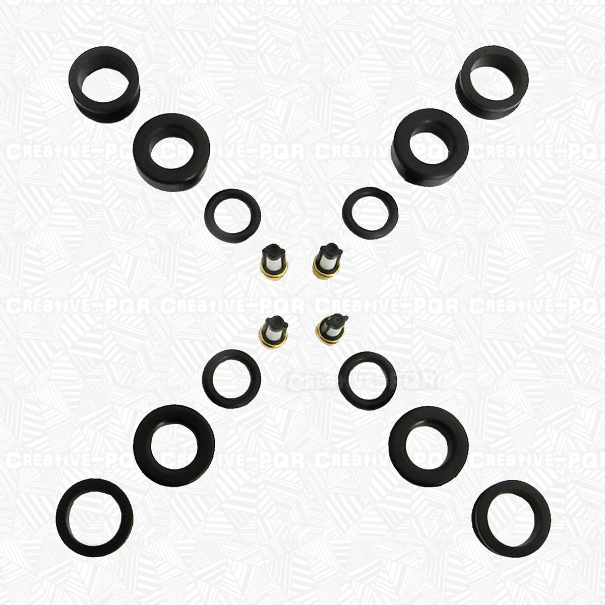 Fuel Injector Service Kit for Mitsubishi Triton MK 4G64 2.4L (1996-2003)