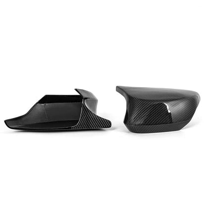 2 x Real Carbon Fiber Horn Mirror Covers for Chevrolet Corvette C8 (2020-2023)