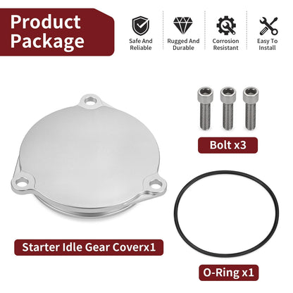 Starter Idle Gear Cover Cap & Bolt for Suzuki Quadsport Z400 (2003–2014)