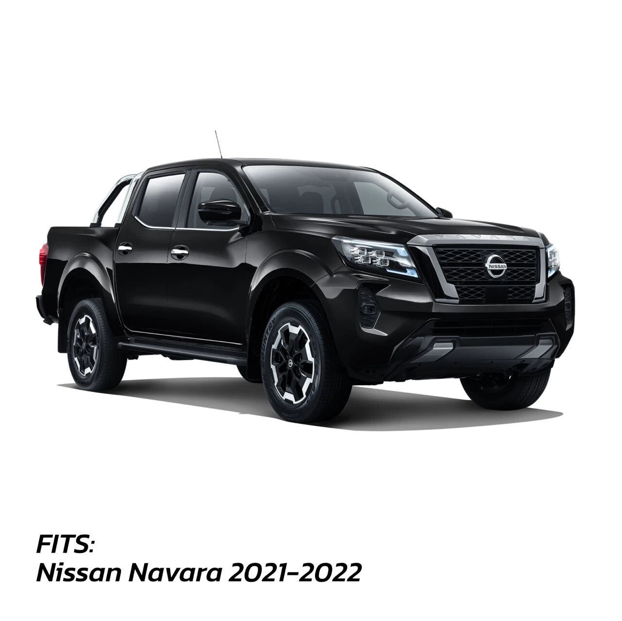 6" White Pearl Fender Flares for Nissan Navara 2021-2023 PRO-4X PRO-2X