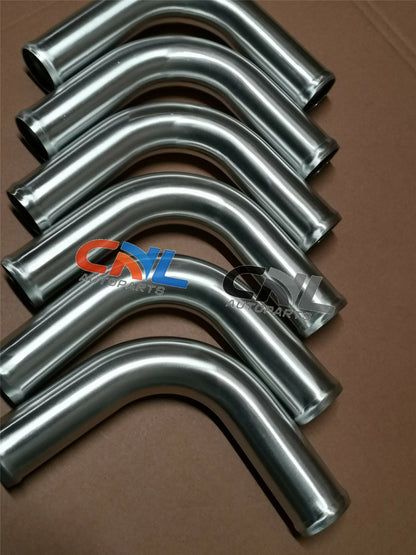 2.25" Aluminum Turbo Piping Kit + Black Hose for Universal