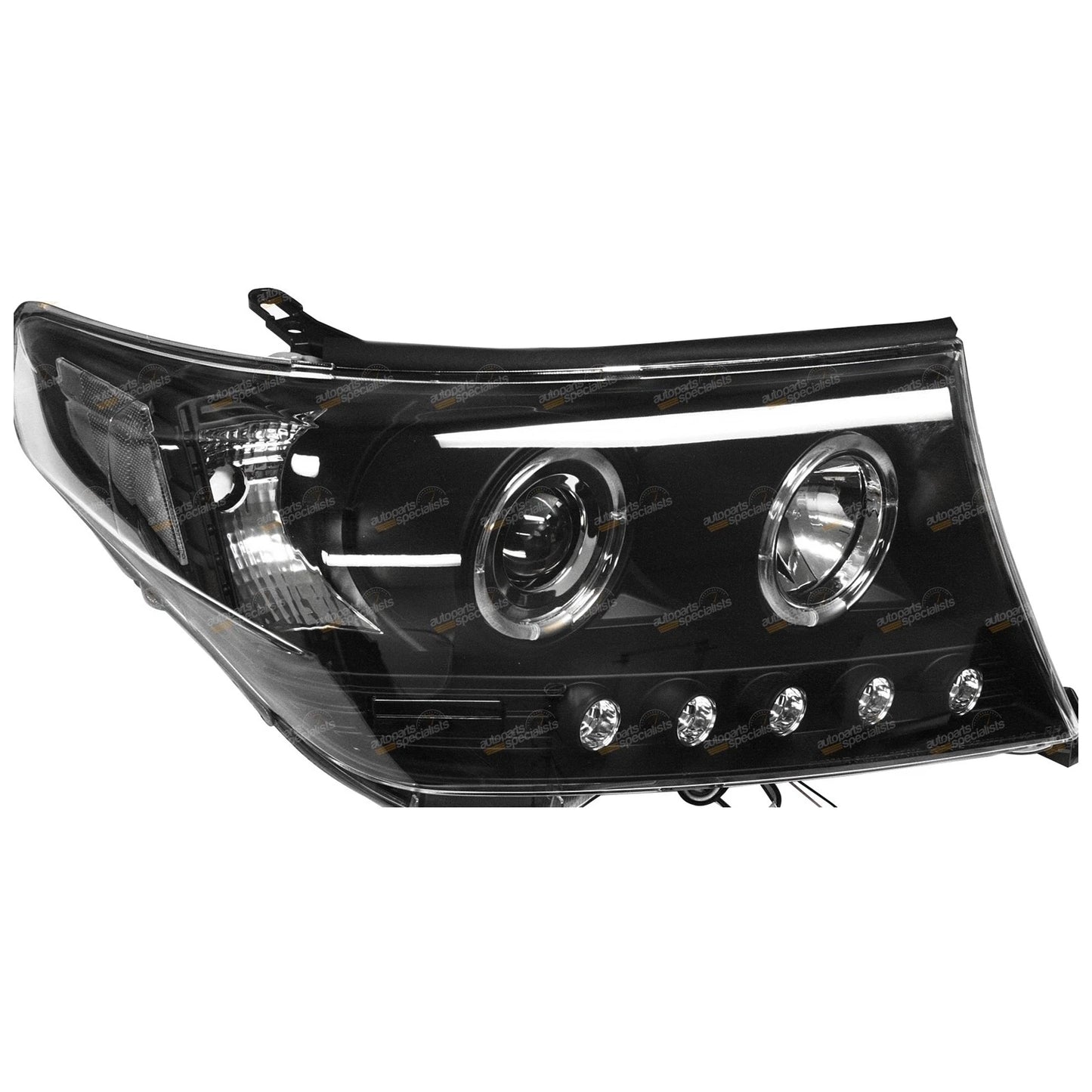 Angel-eye Projector LED Lights for Toyota Landcruiser 200 Series (2007–2015)