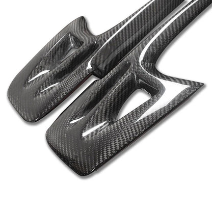 Carbon Fiber Headlight Eyebrow Covers for Mitsubishi Lancer EVO 10/X