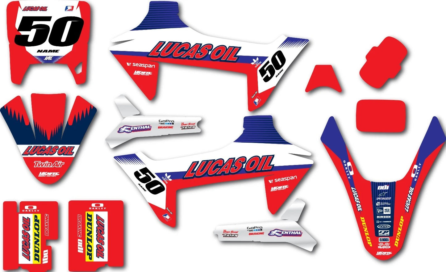 KTM 50 SX E2 Graphics Full Kit Active Style Stickers Decals (2024-2026)