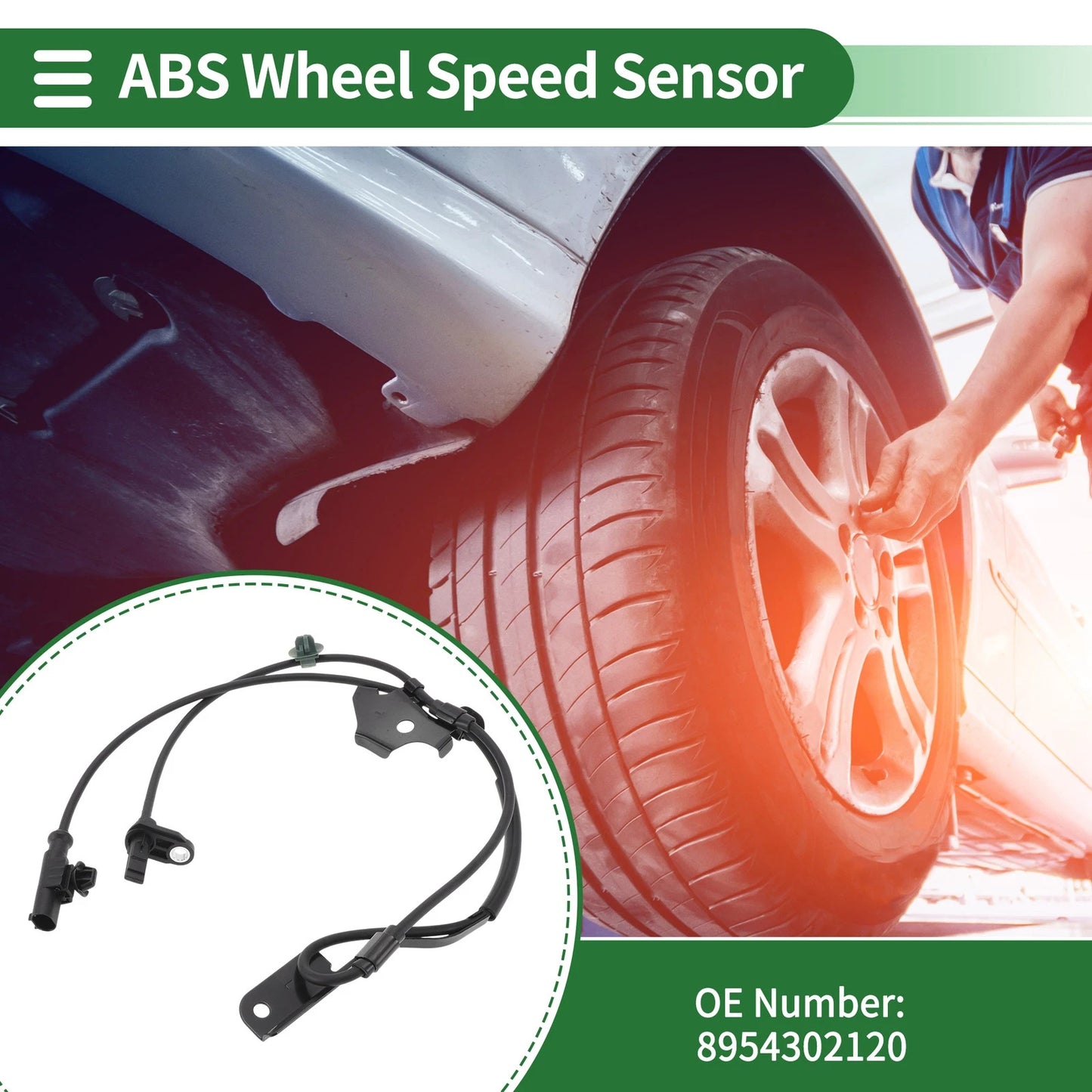 ABS Wheel Speed Sensor for Toyota Avensis Front Left (2003-2008)