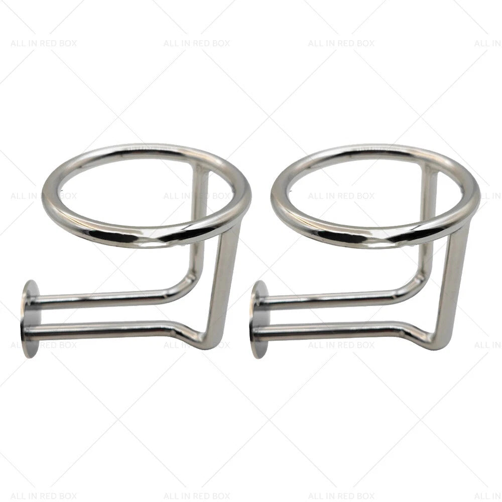 Marine Stainless Steel Ring Drink Cup Holders for Car Boat Yacht Truck RV