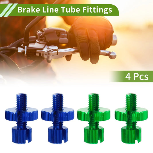 4 x M8 Aluminum Clutch Cable Adjuster Screw Blue Green for Bike
