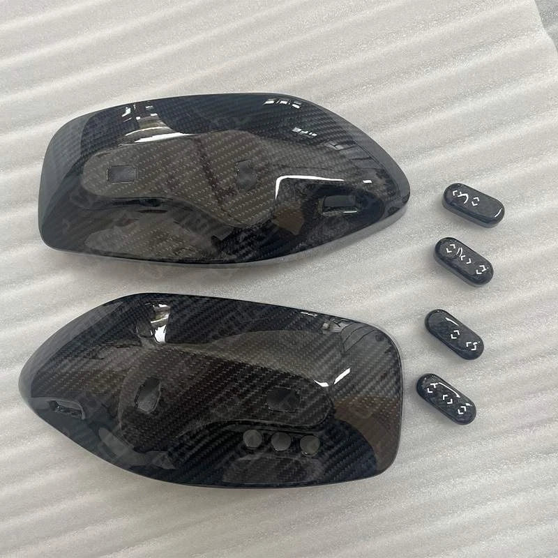 Carbon Fiber Seat Control Switch Cover for Maserati GranTurismo GC MC 08-19 LHD