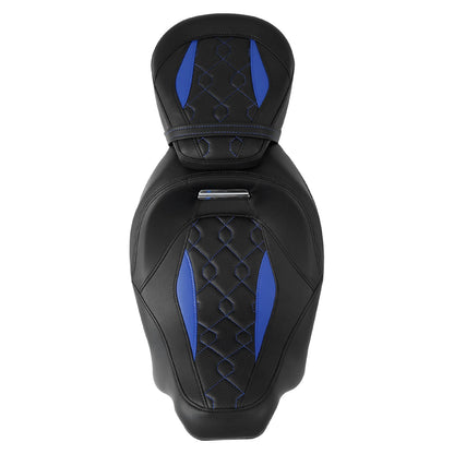 Driver Passenger Gel Seat for Harley Touring CVO Street Road Glide (2009-2023)