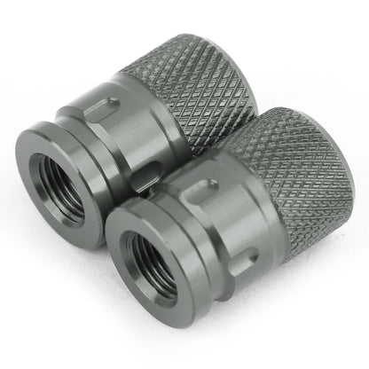 Aluminium Anti-Theft Valve Caps for Car, Auto, Motorcycle, Bike
