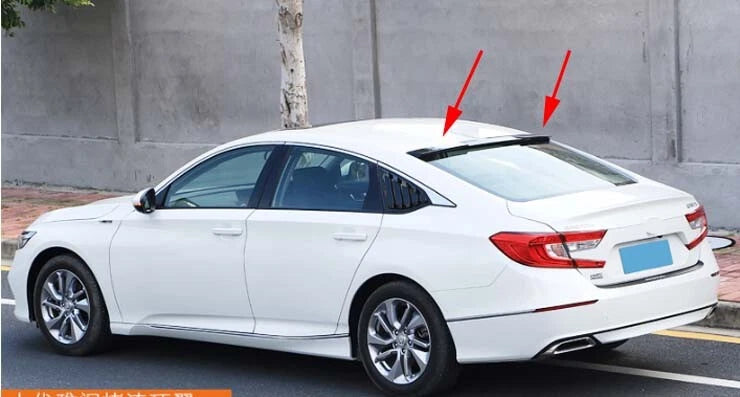 Black Factory Style Glass Roof Spoiler Wing for Honda Accord Sedan (2018-2021)