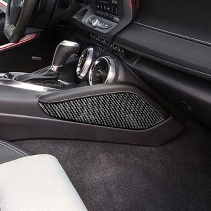 34Pcs Soft Carbon Fiber Full Interior Kit Cover Trim For Chevrolet Camaro 16-22