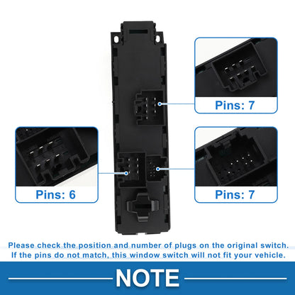 Power Window Switch for Ford Escape, Focus, Transit Connect (2013-2019)