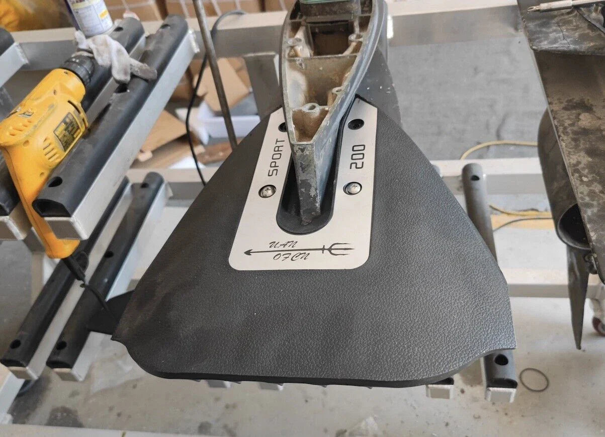 HydroFoil Stabilizer for Outboard 8-40HP Lower Unit Boat Black