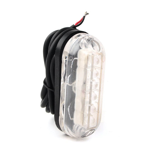 12V 6 x LED Underwater Red Light for Marine Boat - Waterproof Surface Mount