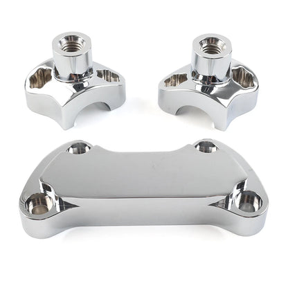 7" Handlebar Risers Top Clamp for Harley Dyna Softail Sportster