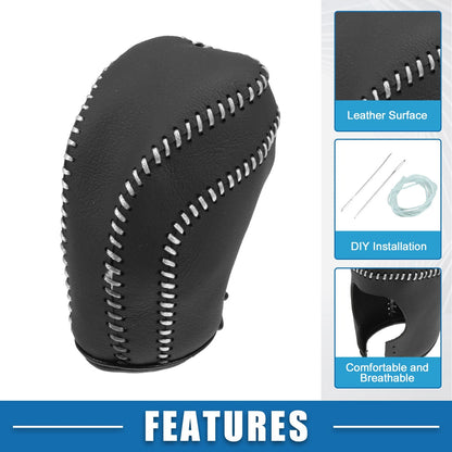 Gear Shifting Knob Cover Trim for Toyota Camry (2018-2023) Black Gray