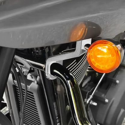Chrome Headlight Fairing Support Bracket for Harley Low Rider ST (2022-2025)