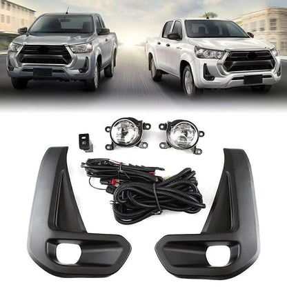 ABS Plastic Fog Lamp Driving Light for Toyota Hilux (2020-2022)