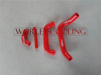 Red Silicone Radiator Hose for Suzuki RM250 (1983-1986)