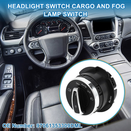 Plastic Black Headlight Switch for Porsche 718 Boxster (2023)