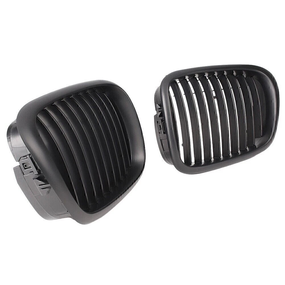 Bumper Grill Mesh Grille for BMW E39 525 528 530 535 M5 (2000-2003) Black