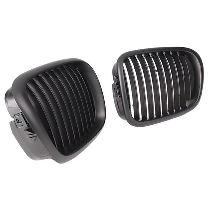 Bumper Grill Mesh Grille for BMW E39 525 528 530 535 M5 (2000-2003) Black