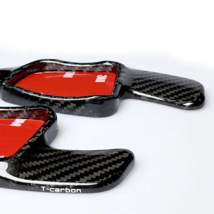 Carbon Fiber Shift Paddle Extensions for Audi A3 A4 A4L A5 S5 Q7 (2013-2020)