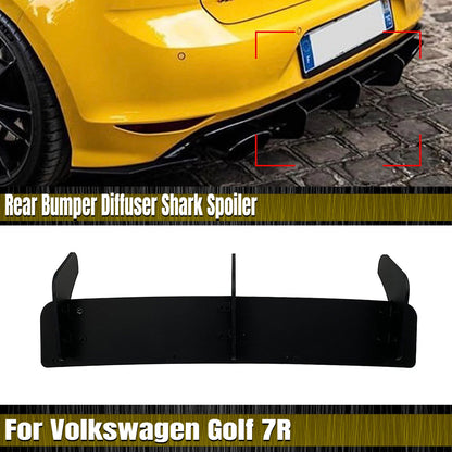 Rear Bumper Diffuser Lip for VW Golf 7 MK7 R Rline (2014-2017)