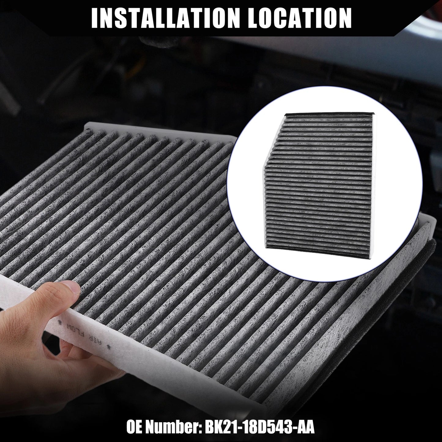 Cabin Air Filter for Ford Transit 150 250 (2015-2023)