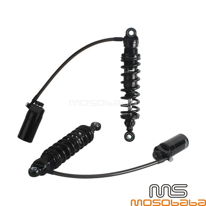 Remote Reservoir Rear Shocks for Harley Road King, Street Glide (2014-2023)